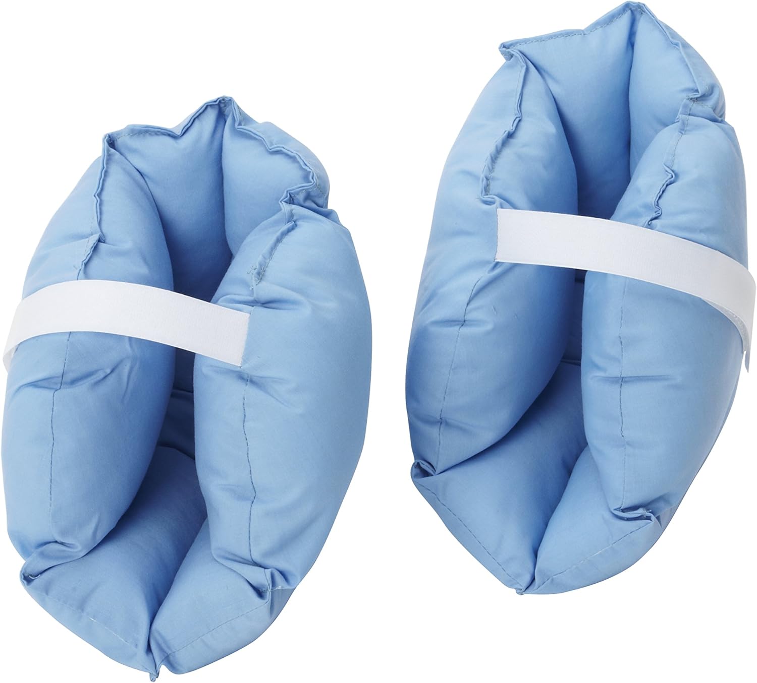 DMI Heel Cushion Protector Pillow to Relieve Pressure from Sores and Ulcers, Adjustable in Size, Blue: Health & Personal Care