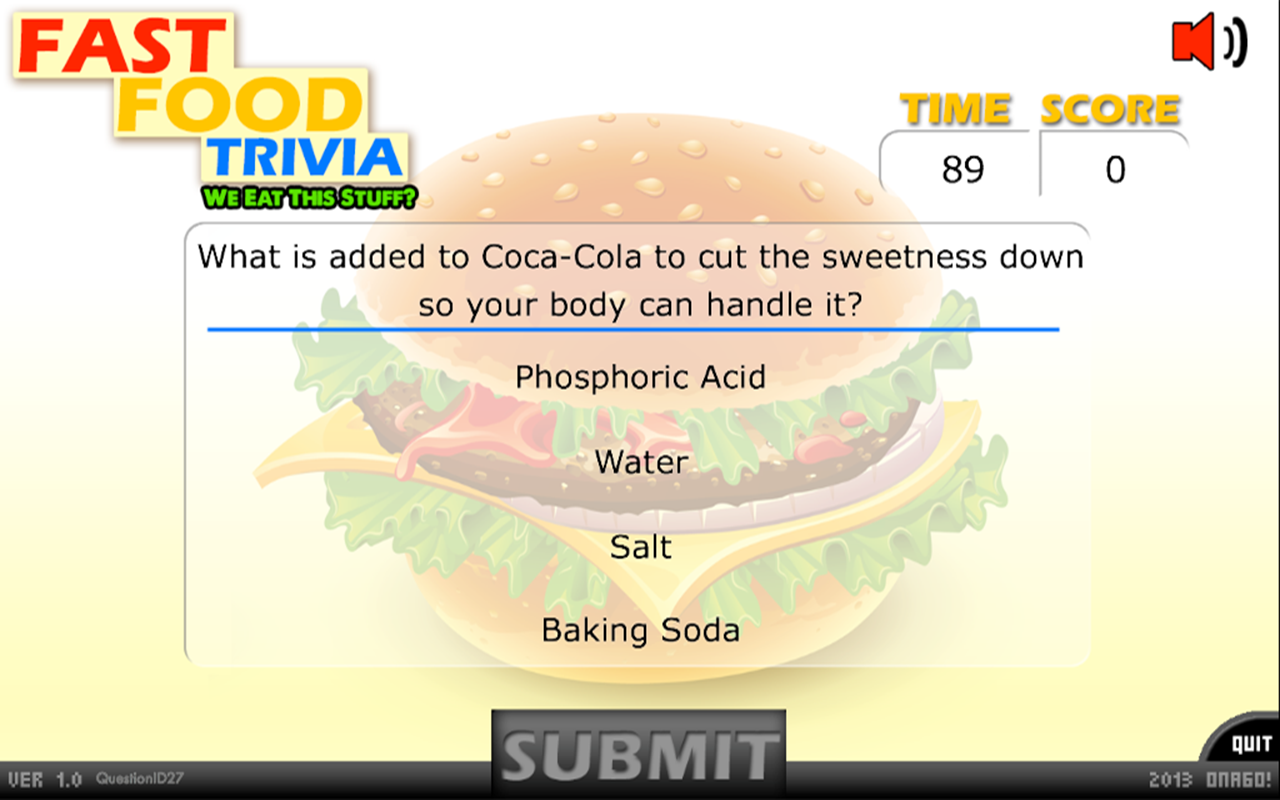 Shocking Fast Food Trivia Apps & Games