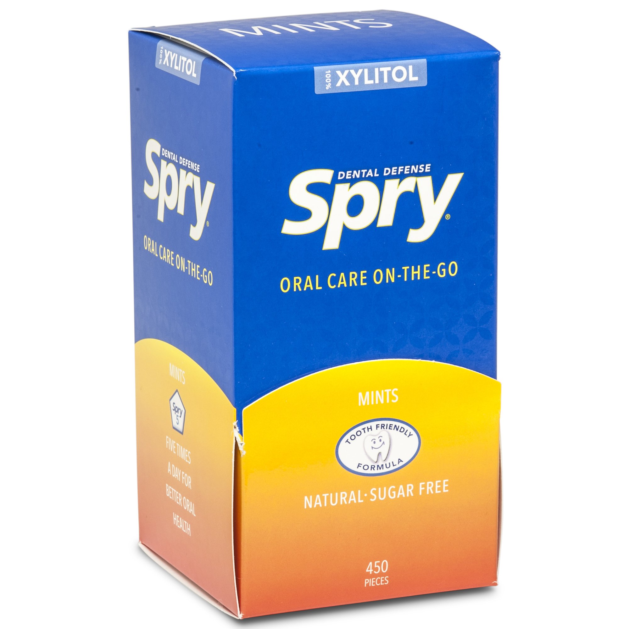 Spry Xylitol Gum, Mixed Natural Flavors, 450ct Sample
