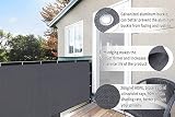 KAHEIGN 0.9x5m Balcony Privacy Screen 200g HDPE 95% UV Block Patio Fence Cover view 3