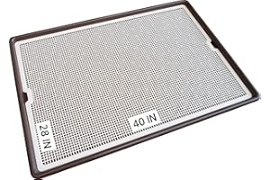 40 inches Wide 40" X 28" AQUST Grand Dog Toilet Pet Dog Cat mesh Potty Large Big Huge Protect Floor Litter Training pad Holder 40" X 28" AMT-1100