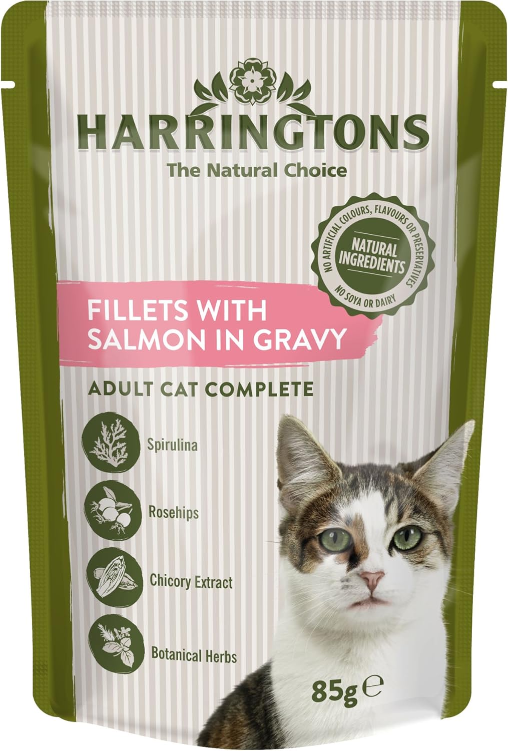Harrington's Salmon in Gravy Wet Cat Food, 24 x 85 g Amazon.co.uk Grocery