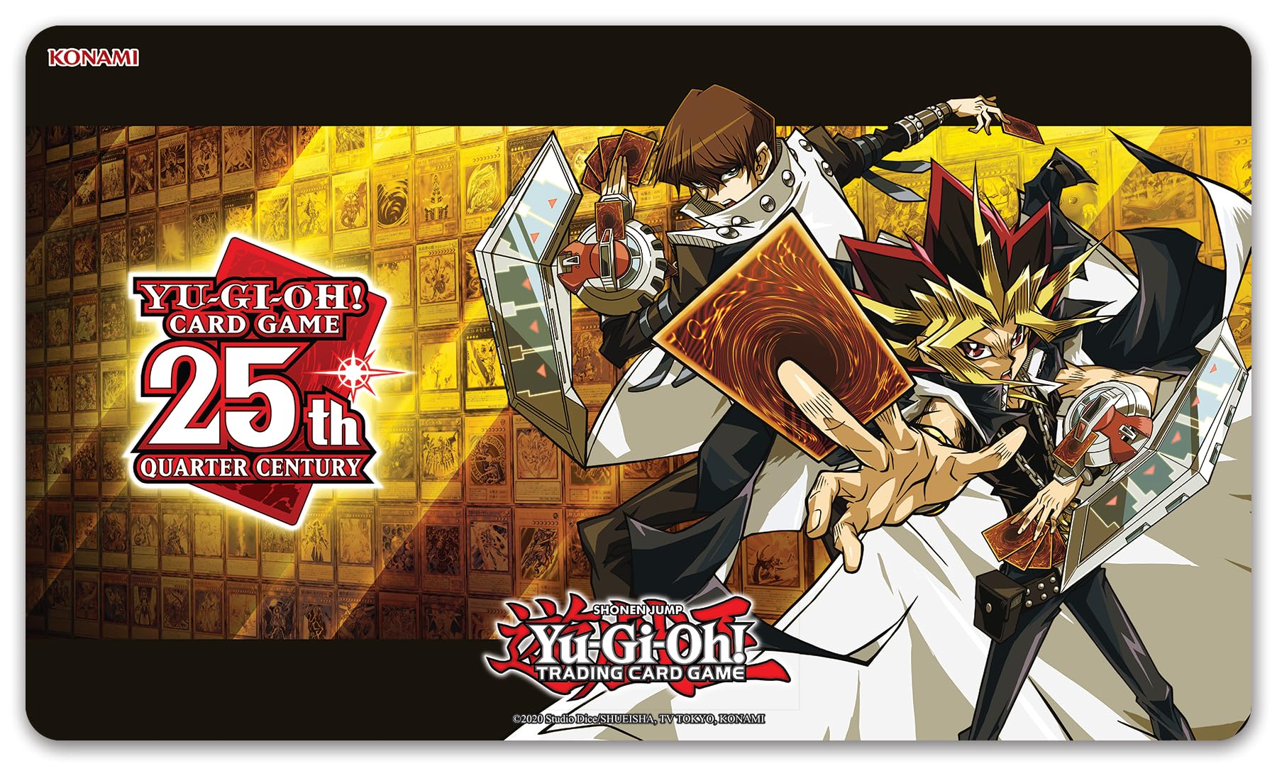 YGO Yugi & Kaiba Quarter Century Game Mat