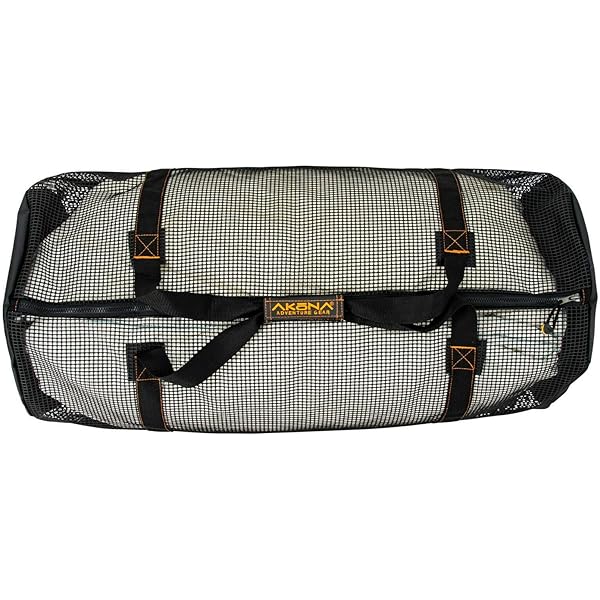 Amazon.com : AKONA Caspian DX. A deluxe Mesh Duffel Bag with PVC
