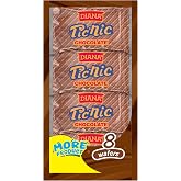 Diana Pic-Nic Chocolate Sugar Wafer Cookies, 5.64 Oz, Pack of 8 | Crispy sugar wafer cookies layered with smooth chocolate-flavored creamy filling in eight packs
