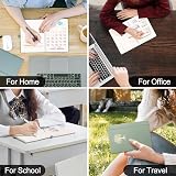 EMSHOI A5 Notebook Blank Journal 192 Pages 100GSM Hardcover Leather Green view 6
