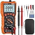 Proster Digital Multimeter 6000 Counts TRMS Auto Range NCV Detector DC AC Voltage Current Meter Temperature Capacitance Resis
