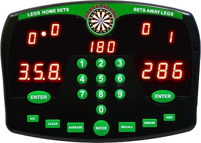 Thomas & Anca Club Supplies Ltd Darts Deluxe Electronic Scorer Scoreboard