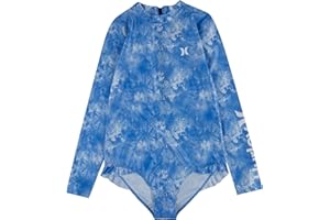 Hurley Girls Long Sleeve Rash Guard Swimsuit