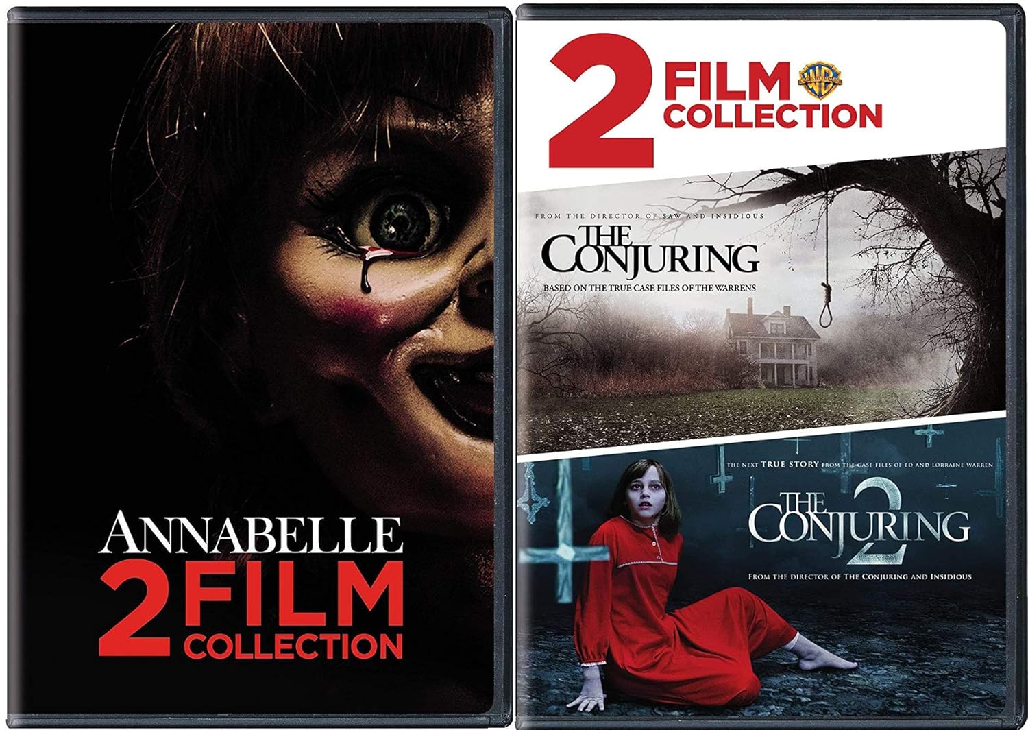 Amazon Com A Dark Presence Paranormal Annabelle Creation Pt 2 The Conjuring Based On A True Story 4 Horror Film Set Movies Tv