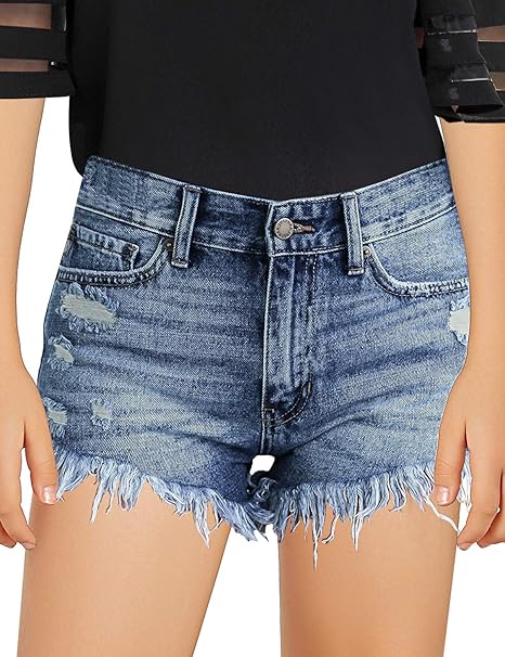 amazon distressed shorts