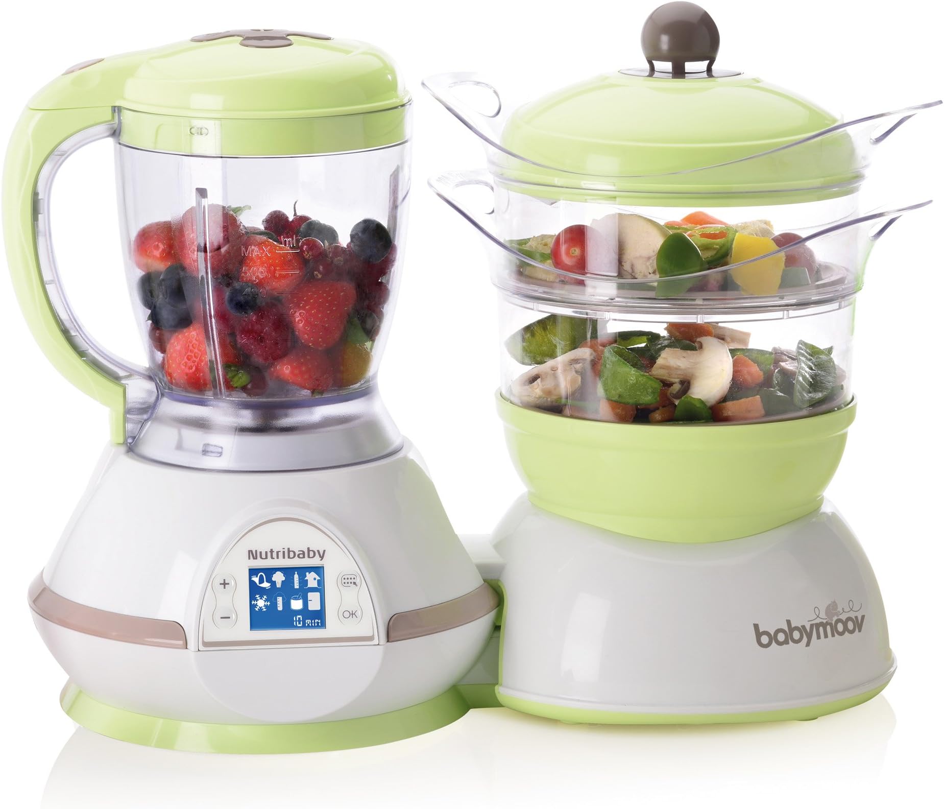 Babymoov Nutribaby - 5 in 1 Baby Food Maker with Steam Cooker