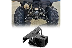 WeiSen 2" Rear Receiver Trailer Hitch Compatible with Kawasaki Brute Force 650/750 2005-2024