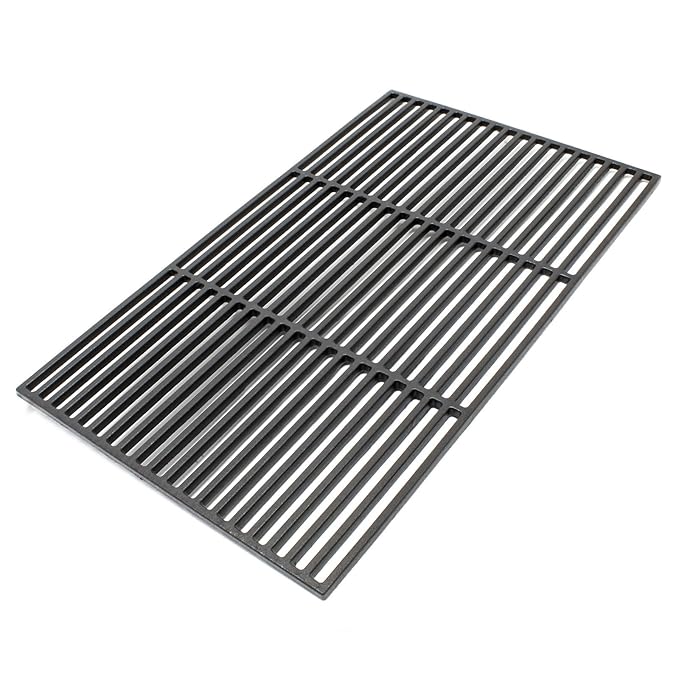Wiltec Cast iron Barbecue grate rectangular 60 x 40 cm massive for