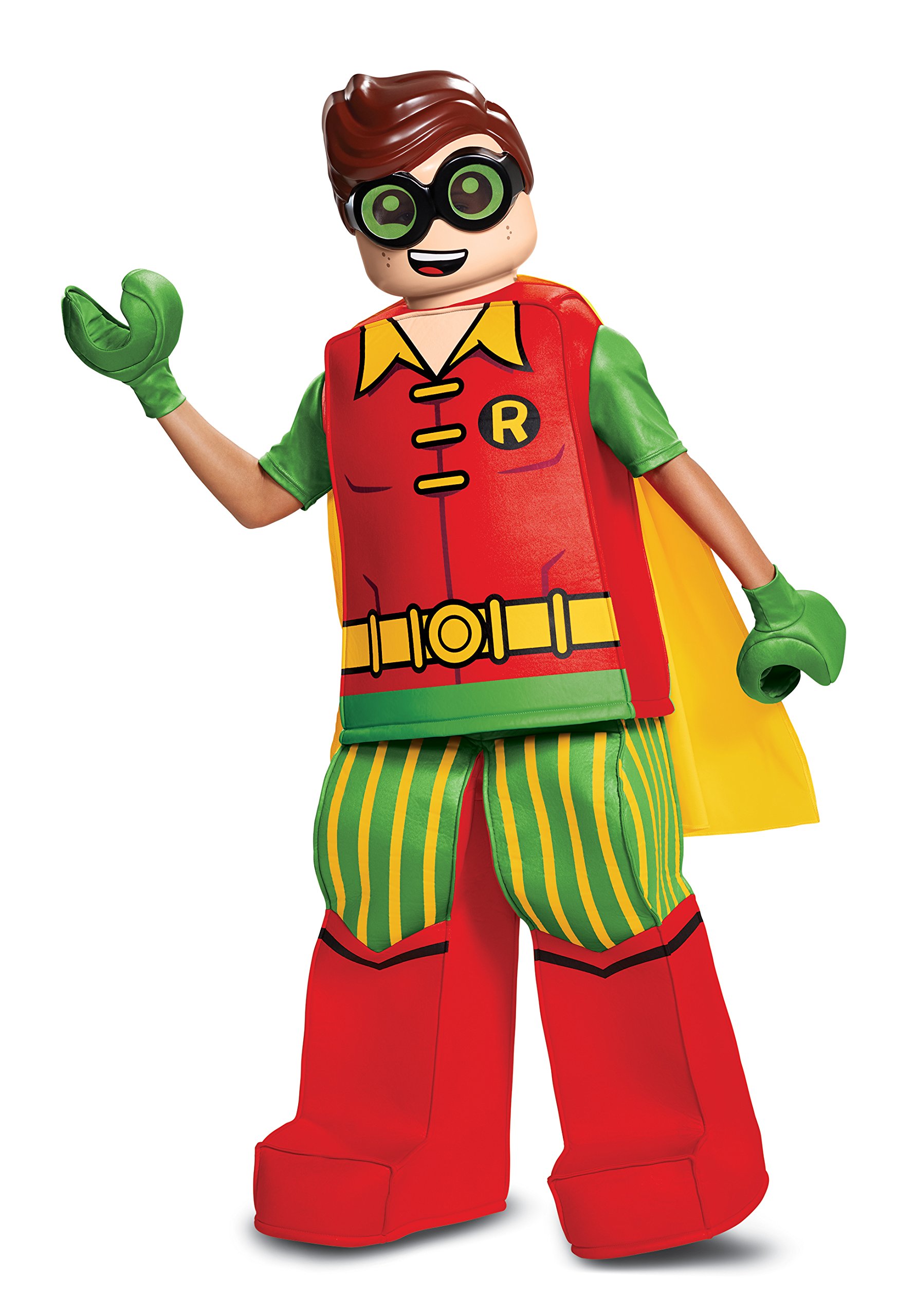 LEGO DISK66319K Prestige Robin Costume, Boys, Robin, Medium