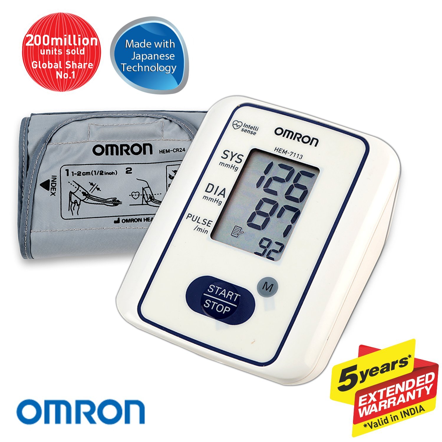 Omron Hem7113 Automatic Blood Pressure Monitor Amazon.co.uk Health