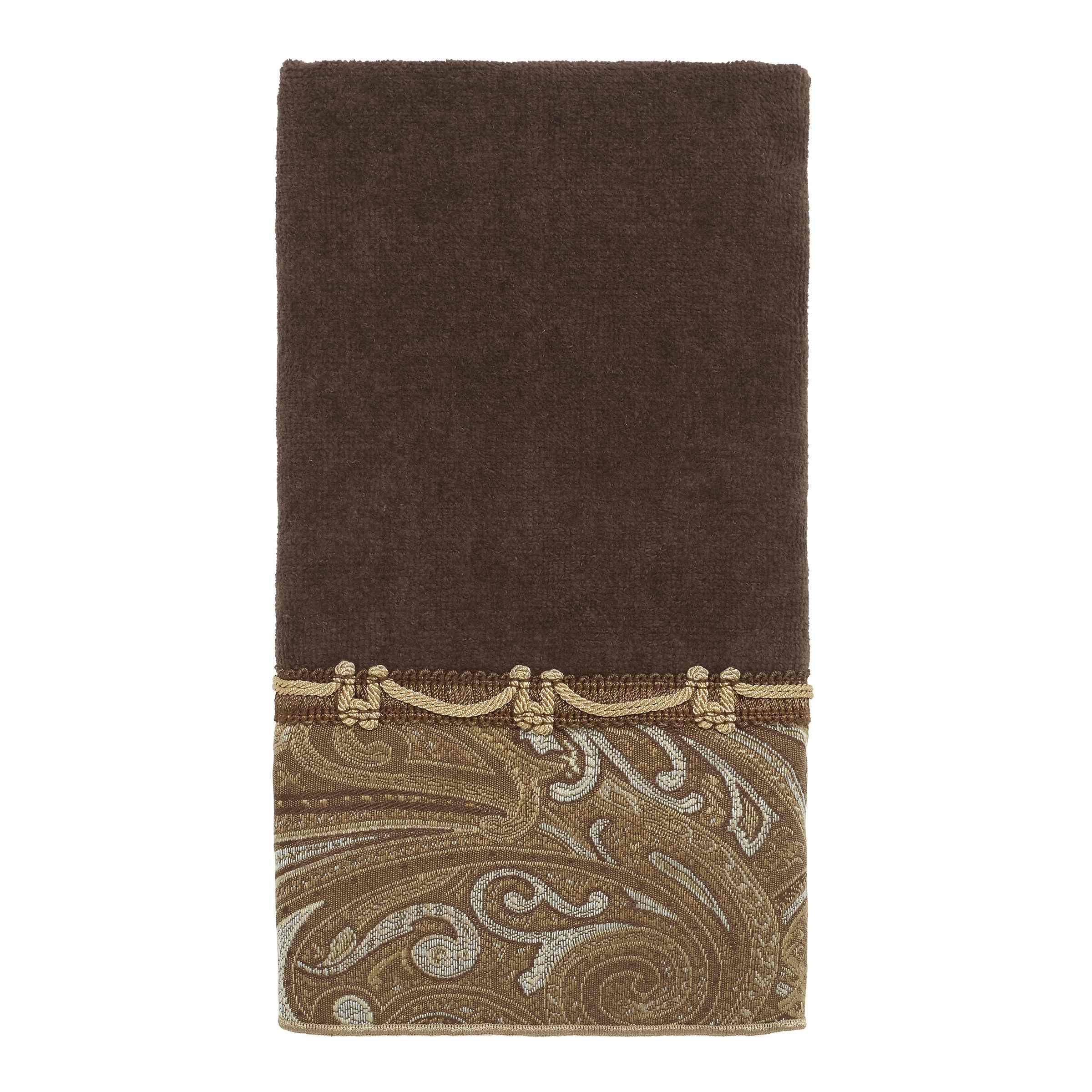 Avanti Linens Bradford Fingertip Towel, Java
