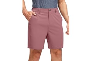 Soothfeel Men's Golf Shorts with 5 Pockets 7 Inch Stretch Lightweight Quick Dry Hiking Casual Work Dress Shorts for Men