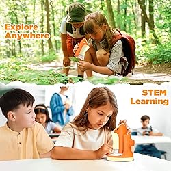 Microscope for Kids Pocket Portable 1000X 4K