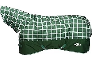 Saxon Defiant 1200D Combo Neck Heavy, Hunter Green/Plaid, 78"