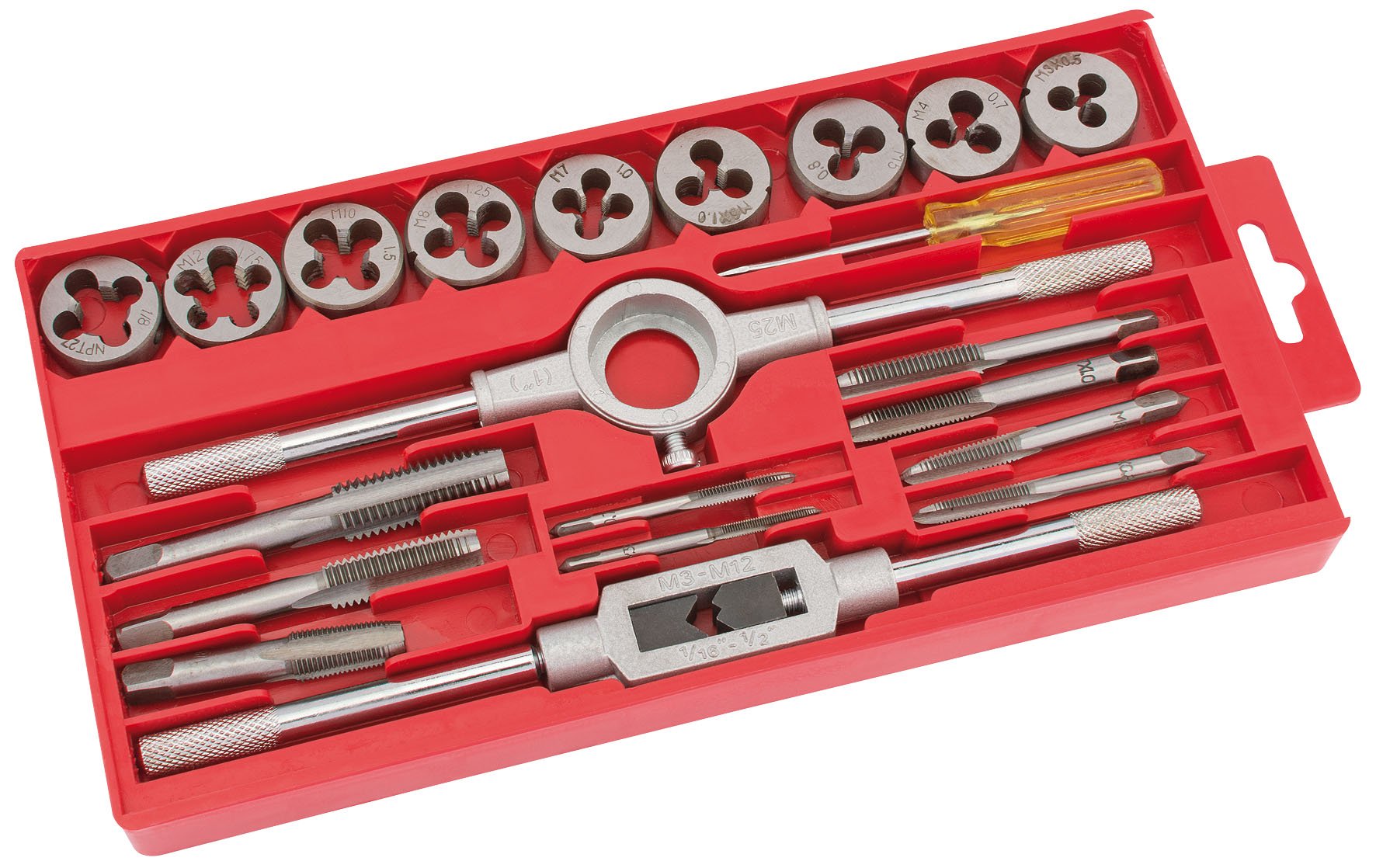 Draper 83234 Tap and Die Set (21 Piece), Silver