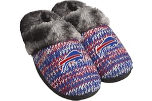 FOCO Womens NFL Team Logo Peak Slide Slippers