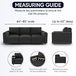 PAULATO BY GA.I.CO. Sofa Slipcover - Stretch Couch