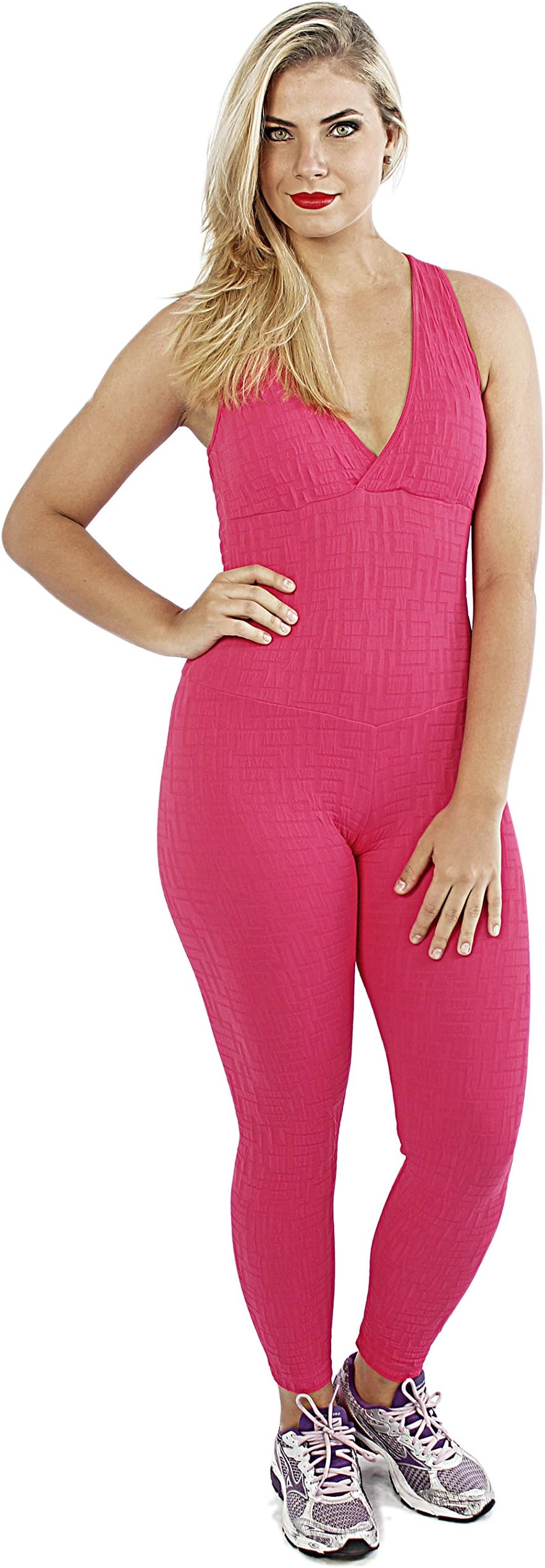 Brazilian Jumpsuit Pink Sleeveless S/M
