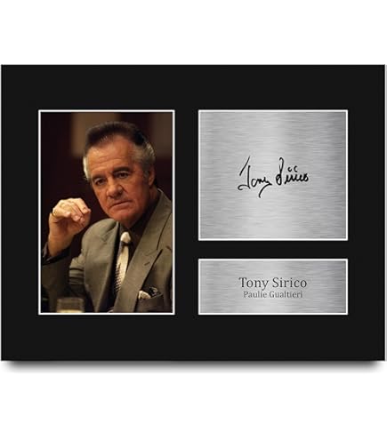 Foto Autografata James Gandolfini Dei Soprano | Cornice A3 | Regalo Per Appassionati Serie TV - Foto 5