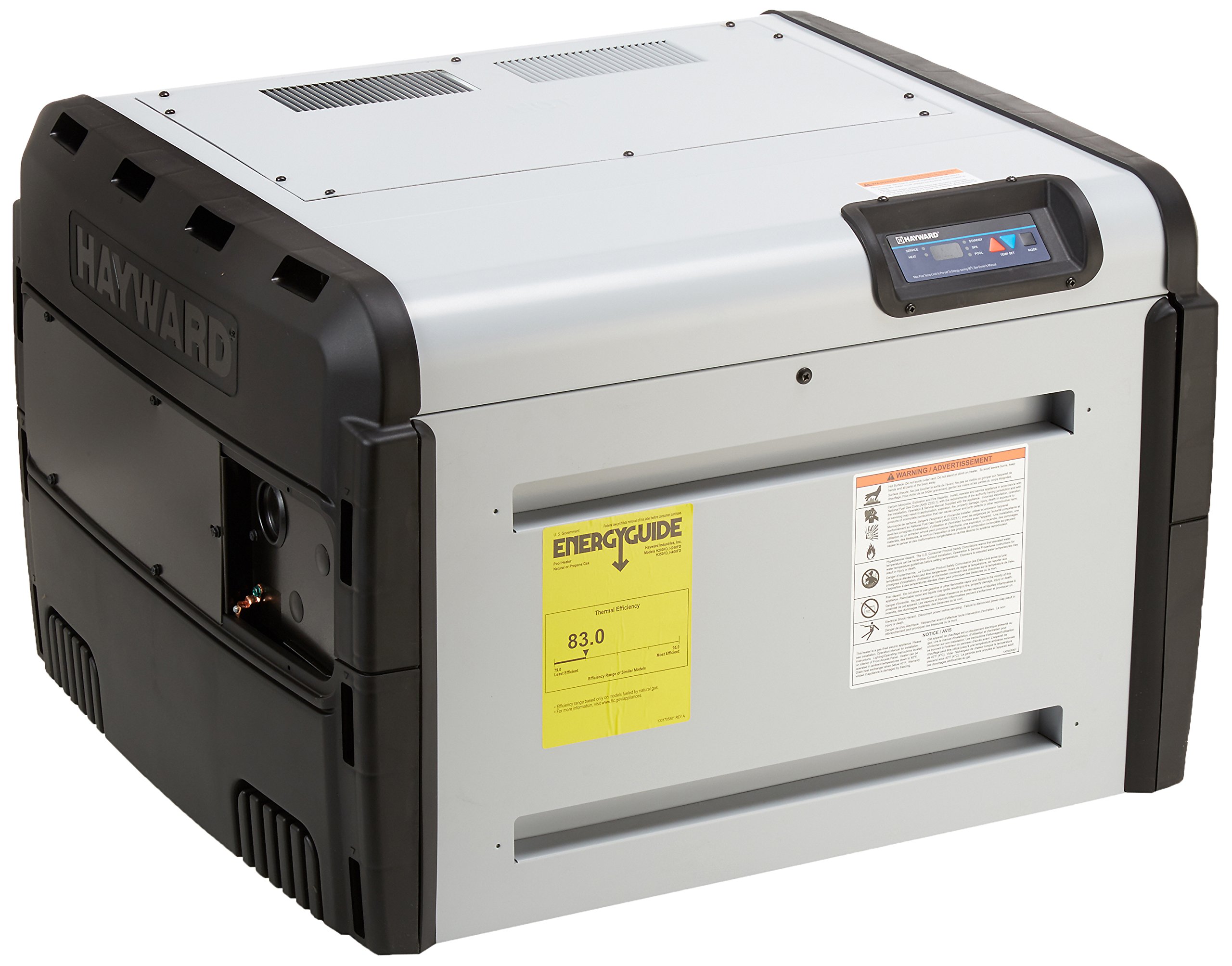 Hayward H400FDNASME Universal H-Series Low NOx 400,000 BTU Natural Gas Commercial Pool and Spa Heate