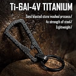 KeyUnity KM04 Titanium Carabiner Keychain