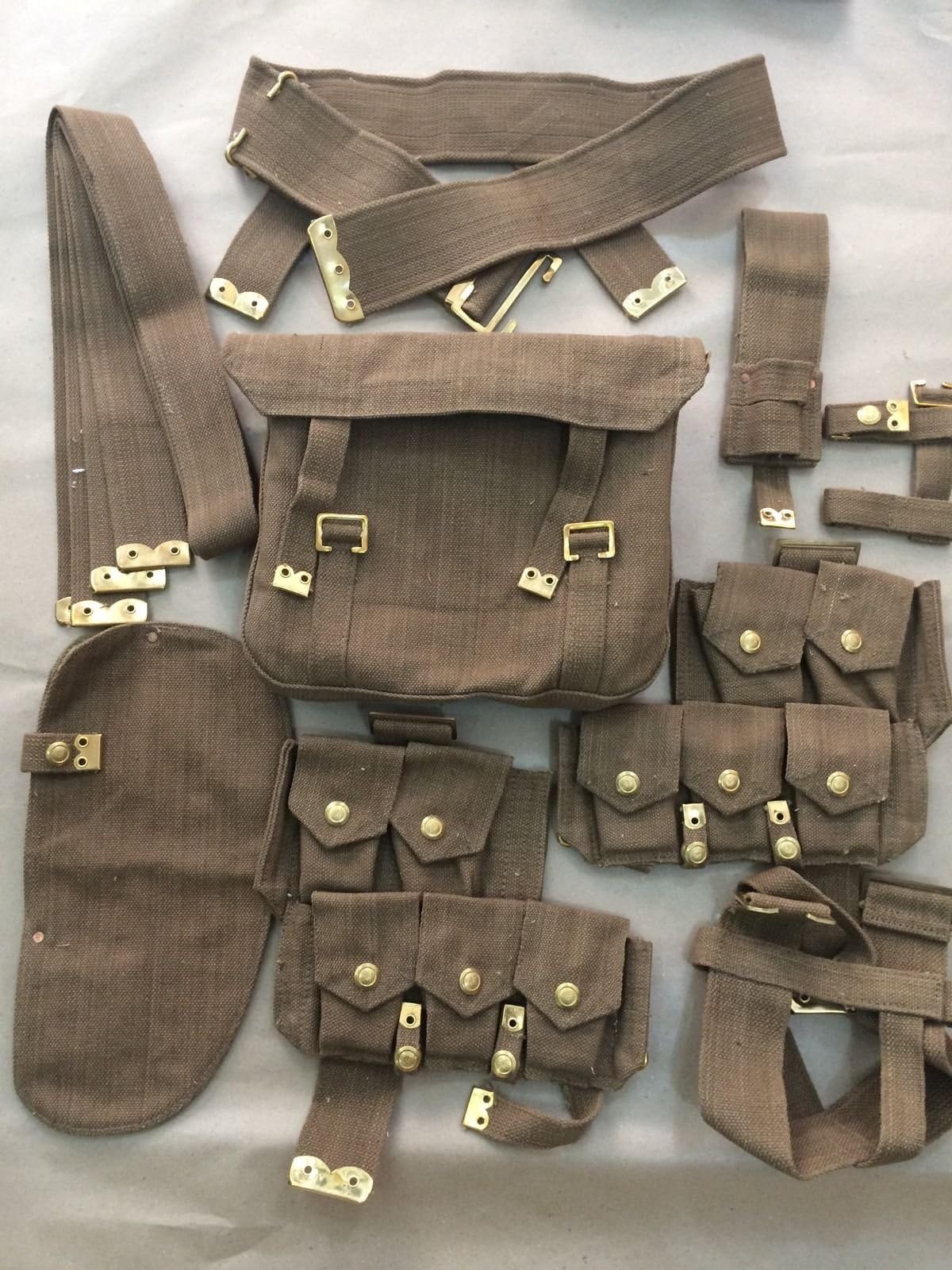 Sunshine Exports WWI British P08 Web Set (10 PCS) - Reproduction