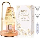 Candle Warmer Lamp with Timer, Stocking Stuffers for Women, Mom Gifts for Women Mom Christmas, Adjustable Height Candle Warme