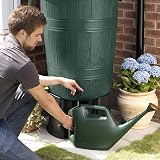 Dawsons Living 200L Green Barrel Water Butt with Lid, Stand & Diverter Kit view 2