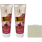 Bath & Body Works Aromatherapy Vanilla Nutmeg - 2 Moisturizing Body Wash with a Natural Oats Soap