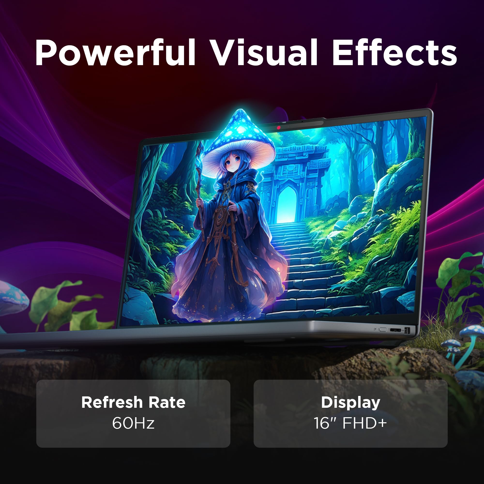 Lenovo Ideapad Slim 3 | 16 Inch Wuxga Laptop | Intel Core I7-13620H | 8 Gb Ram | 512 Gb Ssd | Windows 11 Home | Luna Grey - View 9