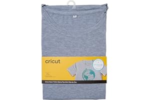 Cricut mens Cricut Infusible Ink Blanks, Gray, X-Large US