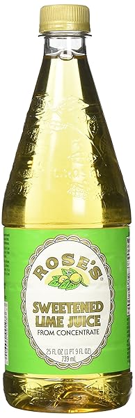 ROSE’S, SWEETENED LIME JUICE, 25 FL OZ BOTTLE