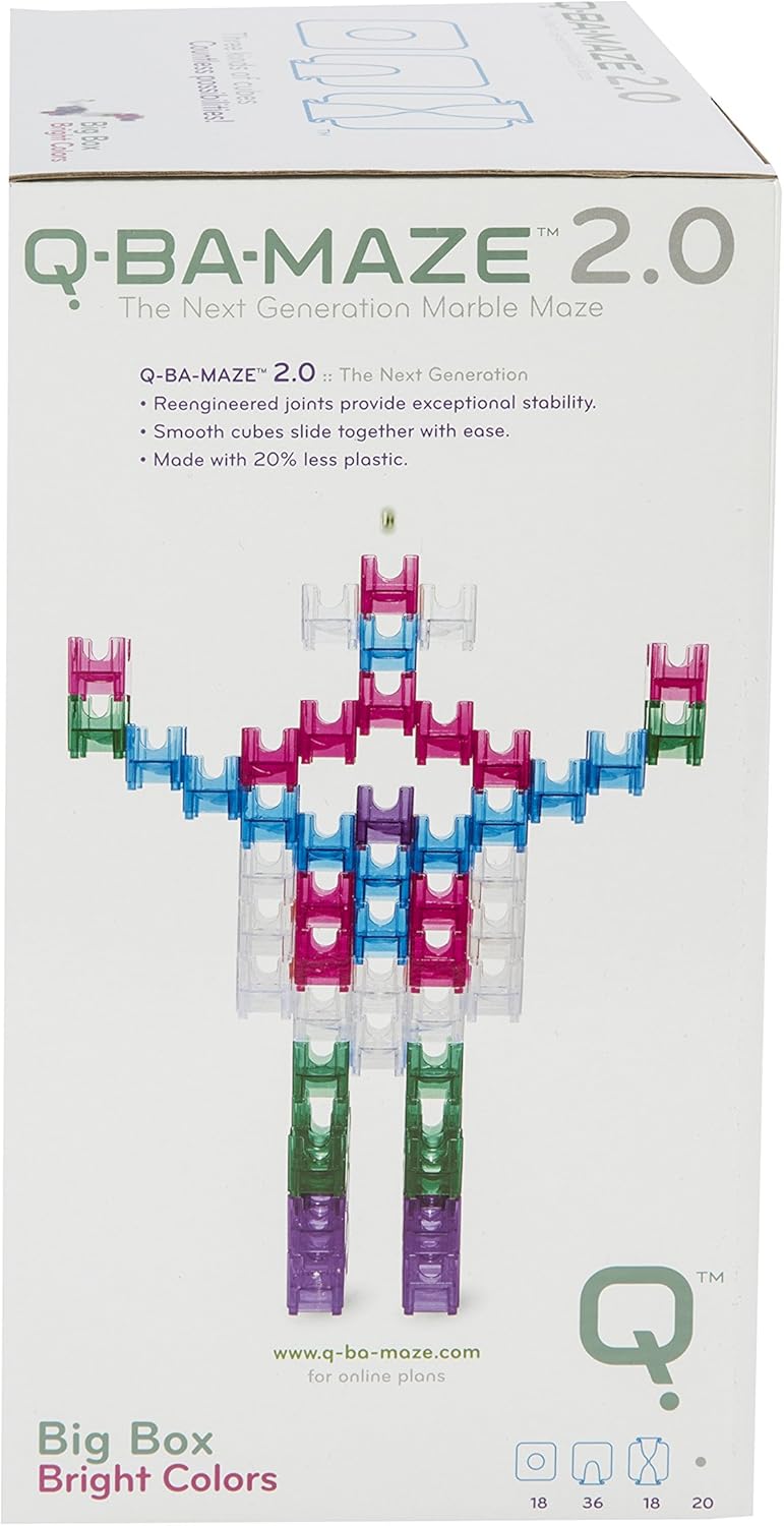 Amazon Com Q Ba Maze 2 0 Big Box Bright Colors Toys Games