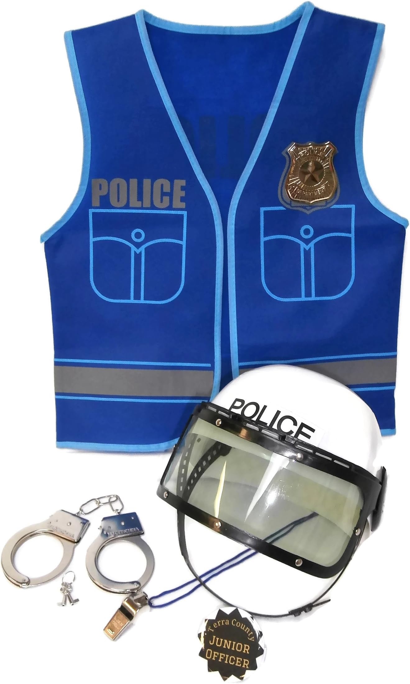 Kids Costumes Pretend Dress Up Role Play Sets (Police Officer)