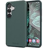 Crave Compatible with Samsung Galaxy S25 Case, Shockproof Protection Dual Layer Case for Samsung Galaxy S25 (6.2 inch) - Forest Green