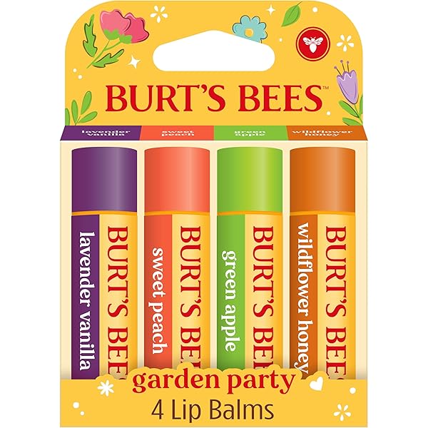 Amazon.com : Burt's Bees Lip Balm Gift Set, Beeswax Bounty Fruit