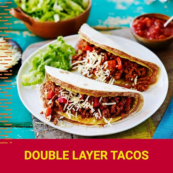 OLD EL PASO EXTRA LARGE SUPER STUFFER TACO SHELLS, MEAL PREP, 10 CT, 6.6 OZ