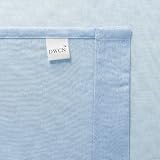 DWCN Sky Blue Sheer Curtains 2 Panels 52 x 90 Eyelet Top Voile Decorative view 6