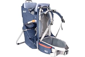 WIPHA Lightweight Baby Backpack Carrier for Women, Ergonomic Safe Toddler Hiking Backpack Carrier with Large Storage Space, Luxury Comfortable Baby Carrier Backpack(Blue)