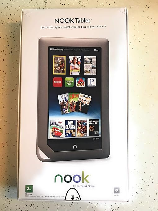 Amazon Com Barnes Noble Nook Tablet 8gb Touchscreen 7 Google