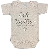 Pineapple Pancake Kids Hola Tia & Tio Spanish Surprise Pregnancy Announcement for Aunt and Uncle