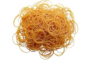 AXE SICKLE Rubber Bands 600pcs Stretchable Rubber Elastics Bands for Home or Office use