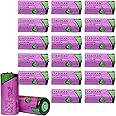 XCGonSa 20-Pack 3.6V 1650mAh TL-5955 2/3 AA Lithium Battery for Tadiran TL-2155 TL-5155 TL-4955 TL-5955 SL-361 ER14335 Battery