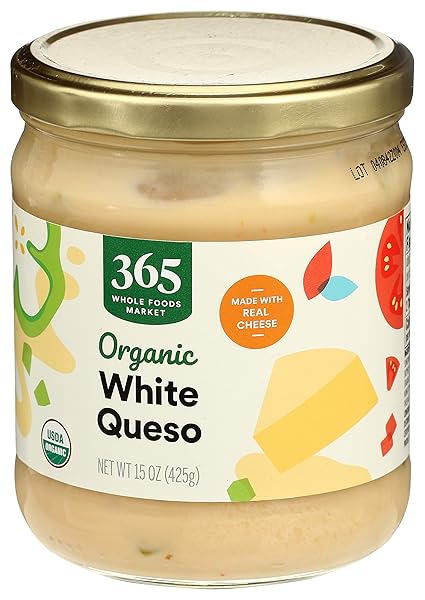 365 BY WHOLE FOODS MARKET, ORGANIC WHITE QUESO, 15 OUNCE